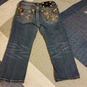 Girls Miss Me Capris